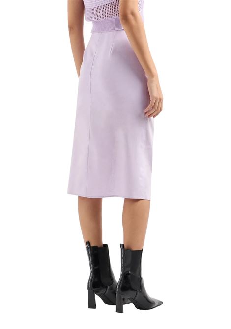 Midi skirt with slit and ruffles ARMANI EXCHANGE | skirts | 3DYN08 YN3RZ1354